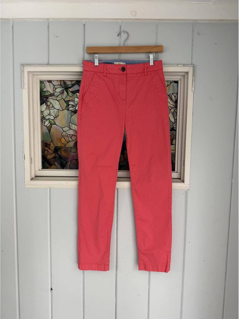Boden Coral Pink Chino Pants Size 4